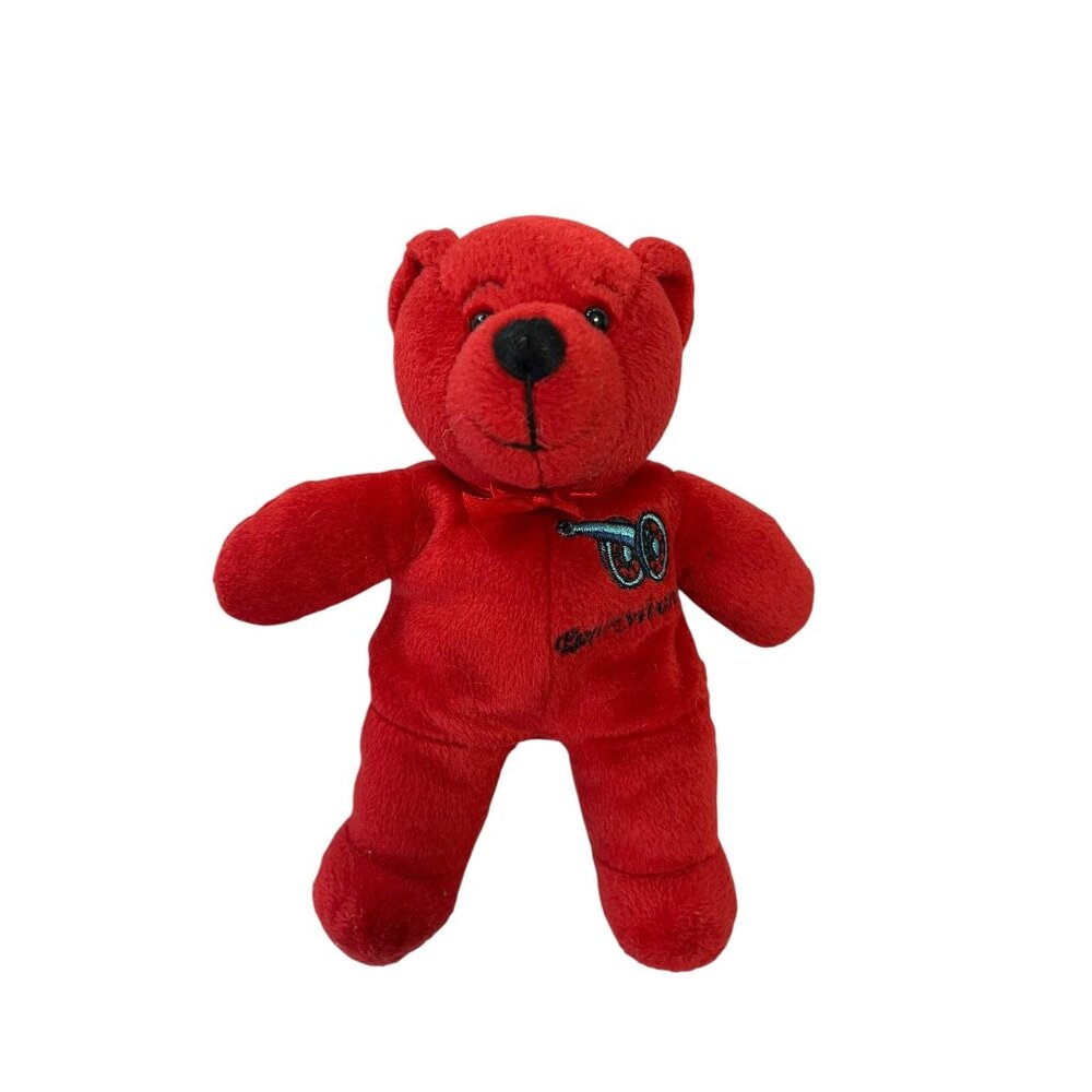 SYMBOLZ Pennsylvania Keystone Bear Plush Red Vintage Souvenir Teddy